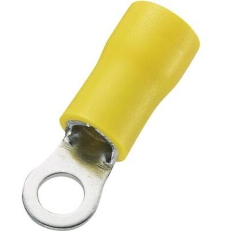 TRU COMPONENTS RV5.5-5 746628 SEZIONE MAX TERMINALE AD OCCHIELLO: 6 MM FORO: 4,3 MM PARZIALMENTE ISOLATO GIALLO 50 PZ