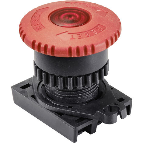 TRU COMPONENTS S2ER-E4R Not-Halt-Pilzdrucktaster     IP52 1 St.