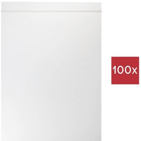 TRU COMPONENTS Sachet à fermeture pression sans bande d'inscription (L x l) 250 mm x 180 mm transparent Polyéthylène 10