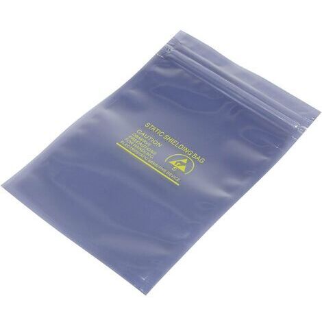 TRU COMPONENTS Sachet antistatique (ESD) (L x l) 152 mm x 100 mm blindé Lettre d'identification ESD S refermable 1 pc(s) S493781