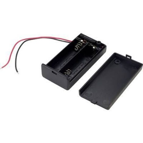 TRU COMPONENTS SBH-321-3AS Boîte de piles 2x LR6 (AA) raccordement par fils X458961