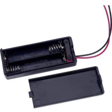 TRU COMPONENTS SBH421-1AS Support de pile 2x LR3 (AAA) raccordement par fils X453691