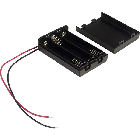 TRU COMPONENTS SBH431A Batteriehalter 3x Micro (AAA) Kabel