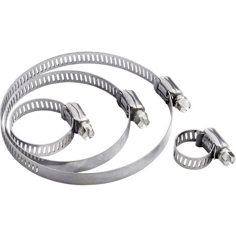 TRU COMPONENTS  Schneckengewindeschelle  544920 Bündel-Ø-Bereich 16 bis 23 mm  Sechskantschraubenkop