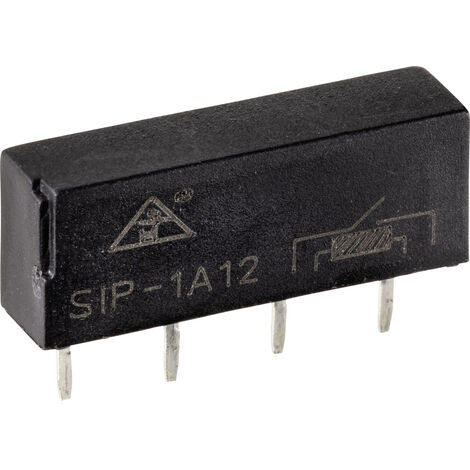 TRU COMPONENTS SIP1A12 Reed-Relais 1 Schließer 12 V/DC 0.5 A 10 W SIP-4