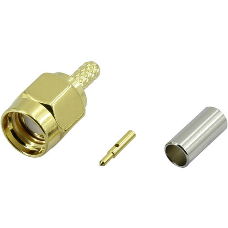 TRU COMPONENTS SMA-JC-RG174-1 1372232 SMA-Steckverbinder Stecker, gerade 50 Ω 1 St.