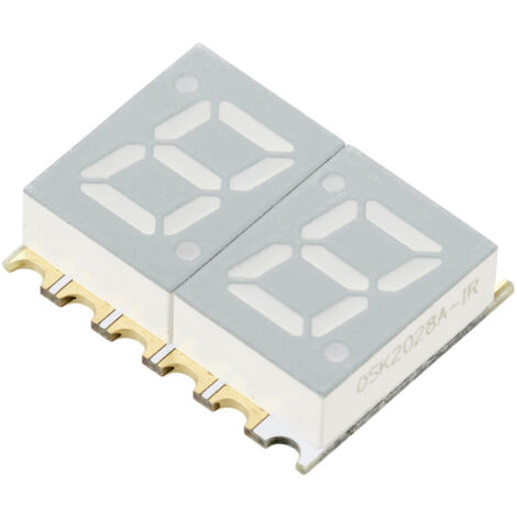 TRU COMPONENTS  SMD-LED   Gelbgrün 6 mcd    Zweiziffern-Display