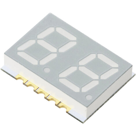 TRU COMPONENTS  SMD-LED   Gelbgrün 9 mcd    Zweiziffern-Display