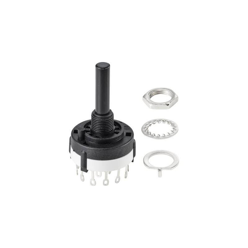 TC-9415604 SR26A4-4-3-R-29 commutateur rotatif 250 v 150 ma 12 x 30 ° 1 pc(s) - Tru Components