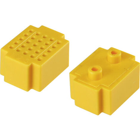 TRU COMPONENTS  Steckplatine  Gelb Polzahl Gesamt 25 (L x B) 20 mm x 15 mm 1 St.