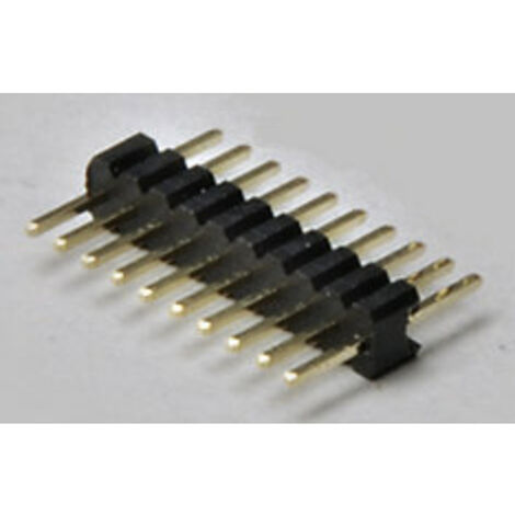 TRU COMPONENTS Stiftleiste (Standard) Anzahl Reihen: 1 Polzahl je Reihe: 2 TC-2506317 1 St.