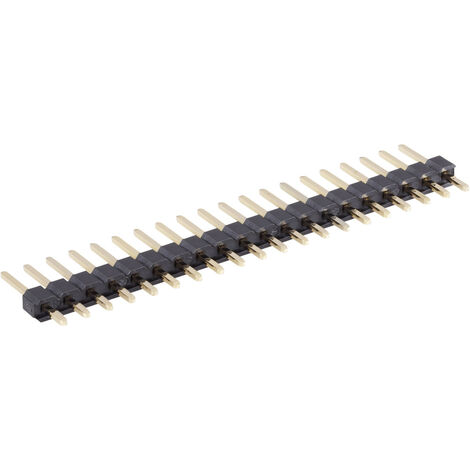 TRU COMPONENTS Stiftleiste (Standard) Anzahl Reihen: 1 Polzahl je Reihe: 20 1581026 1 St.
