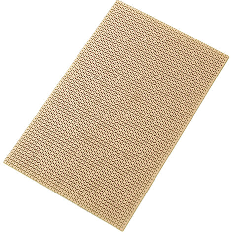 TRU COMPONENTS SU527453 Europlatine  Hartpapier (L x B) 160 mm x 100 mm 35 µm Rastermaß 2.54 mm Inha