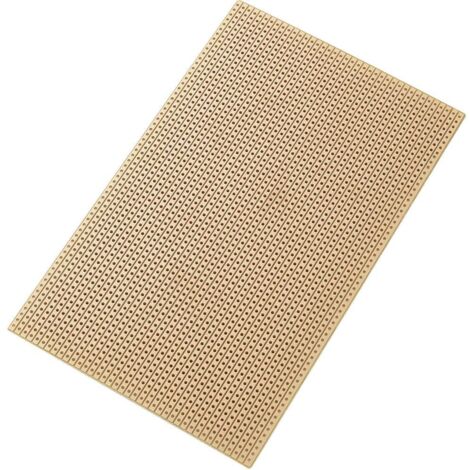 TRU COMPONENTS SU527453 Platine Euro Bakélite (L x l) 16 cm x 10 cm 35 µm Pas 2.54 mm Contenu 1 pc(s