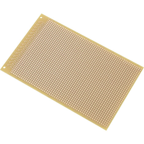 TRU COMPONENTS SU527466 Europlatine  Hartpapier (L x B) 160 mm x 100 mm 35 µm Rastermaß 2.54 mm Inha