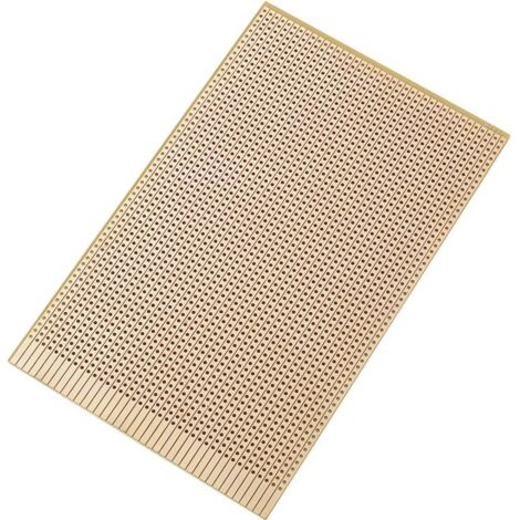 TRU COMPONENTS SU527637 Platine Euro Bakélite (L x l) 16 cm x 10 cm 35 µm Pas 2.54 mm Contenu 1 pc(s)