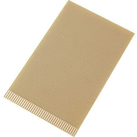 TRU COMPONENTS SU527661 Platine Euro Bakélite (L x l) 160 mm x 100 mm 35 µm Pas 2.54 mm Contenu 1 pc(s) S479961