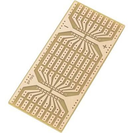 TRU COMPONENTS SU527700 PLATINE POUR CIRCUITS INTÉGRÉS BAKÉLITE 531198