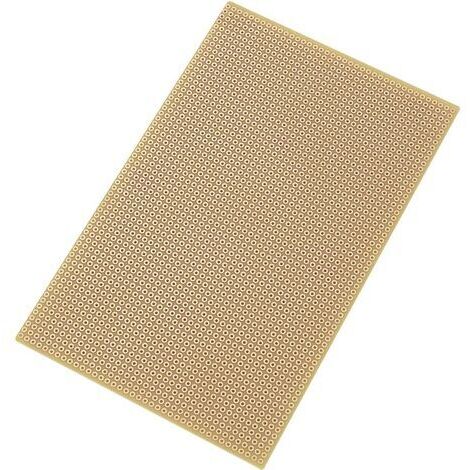 TRU COMPONENTS SU527769 Platine Euro Bakélite (L x l) 160 mm x 100 mm 35 µm Pas 2.54 mm Contenu 1 pc(s) S478691
