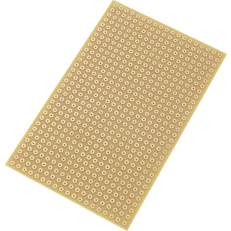 TRU COMPONENTS SU527785 Europlatine  Hartpapier (L x B) 160 mm x 100 mm 35 µm Rastermaß 5.08 mm Inha