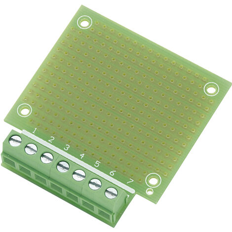 TRU COMPONENTS SU529016 Experimentierplatine  Epoxyd (L x B) 53.8 mm x 49.9 mm  Rastermaß 2.54 mm In