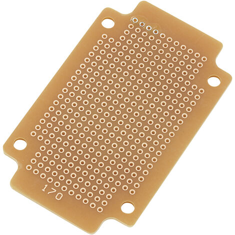 TRU COMPONENTS SUPCB003 Europlatine  Hartpapier (L x B) 77.5 mm x 47.3 mm 35 µm Rastermaß 2.54 mm In