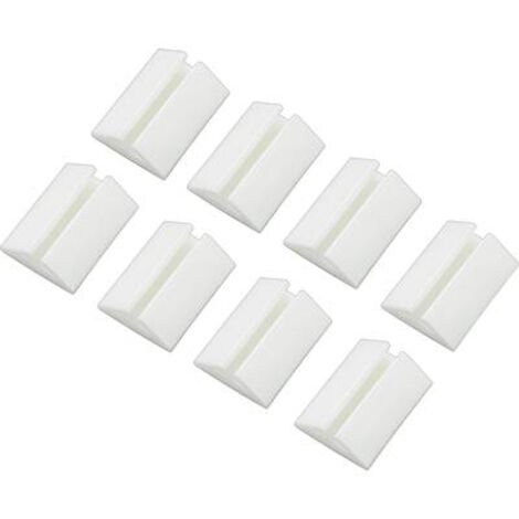 TRU COMPONENTS SUPPORT DE CÂBLE AUTOCOLLANT 1571994 PLAGE DE Ø DU FAISCEAU 2.50 À 3.50 MM BLANC 8 PC(S)