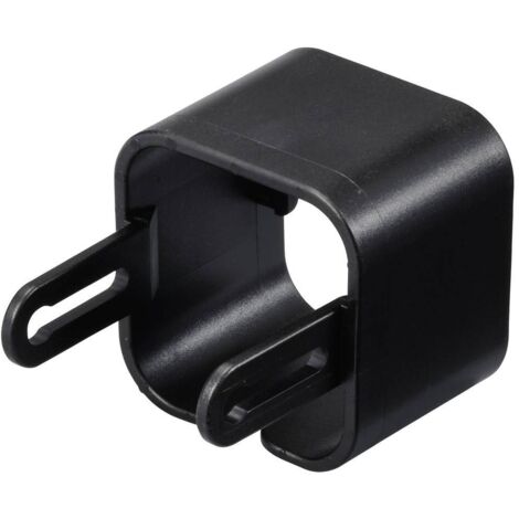 TRU COMPONENTS Support de câble modulaire TC-12533288 plastique ABS noir 35 mm Contenu: 15 pc(s)