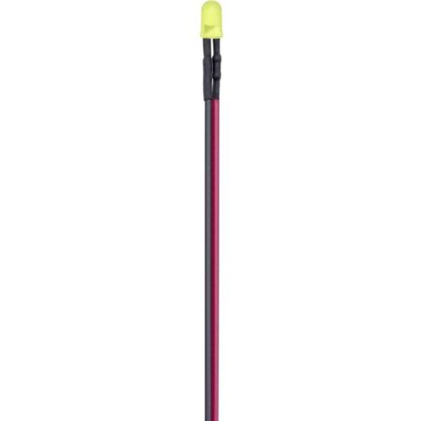TRU COMPONENTS T1810O088 Assortiment de LEDs jaune rond 3 mm 600 mcd 30 ° Q753612