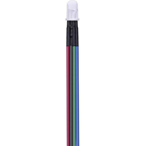 TRU COMPONENTS T1810O103 Assortiment de LEDs RVB rond 3 mm 1000 mcd, 4000 mcd, 2000 mcd 30 ° Q758772