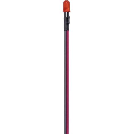 TRU COMPONENTS T1810O115 Assortiment de LEDs rouge rond 5 mm 800 mcd 35 ° Q758952