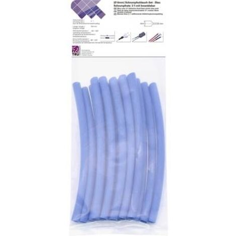 TRU COMPONENTS T1902CA033 Schrumpfschlauchsortiment Blau 6 mm 2 mm Schrumpfrate:3:1 15 St.