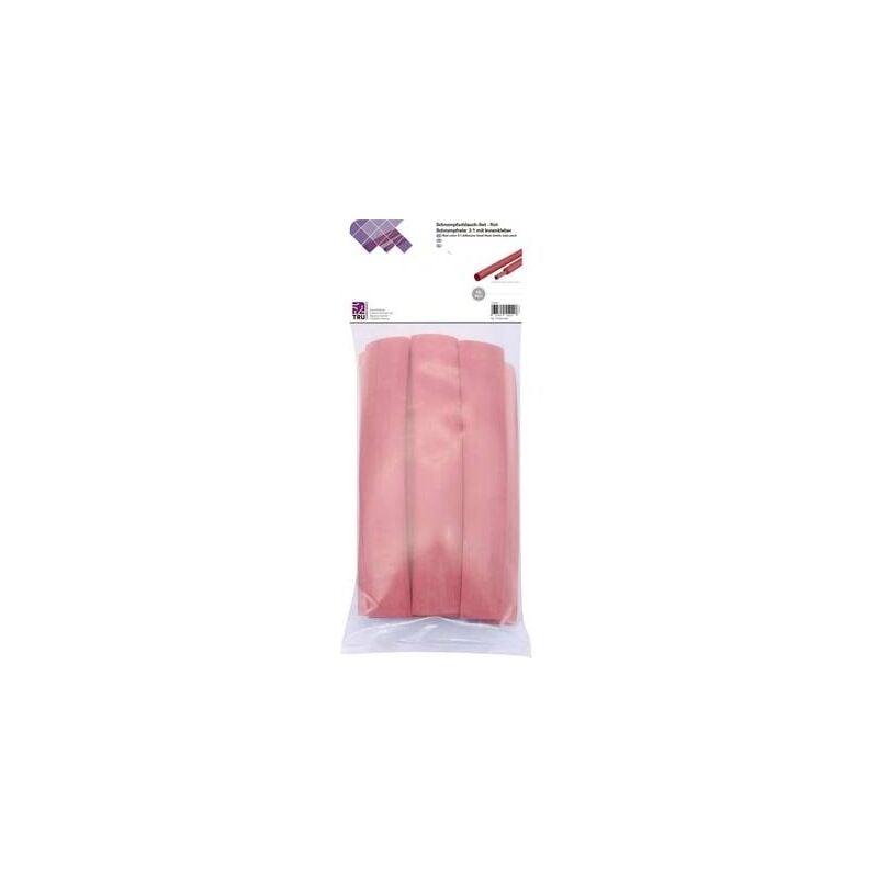 Assortiment de gaines thermorétractables 3:1 Tru Components rouge ø avant retreint: 12 mm 15 pc(s)