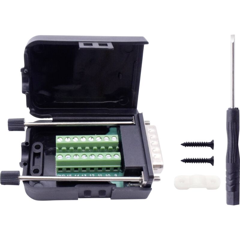 Tru Components - kit embase sub-d mâle nombre total de pôles: 15 8435736 à vis 1 pc(s)