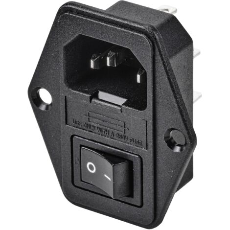 TRU COMPONENTS TC-10088400 Connectique pour appareils réfrigérants C14 embase mâle verticale Nombre
