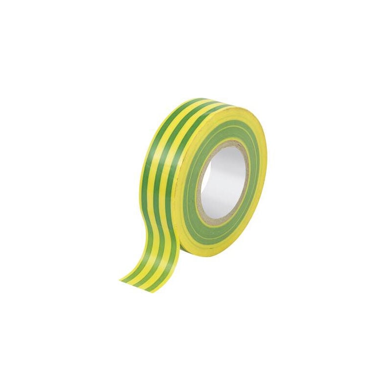 TC-10089956 film pour regroupement de câbles vert, jaune (l x l) 20 m x 19 mm 1 pc(s) - Tru Components