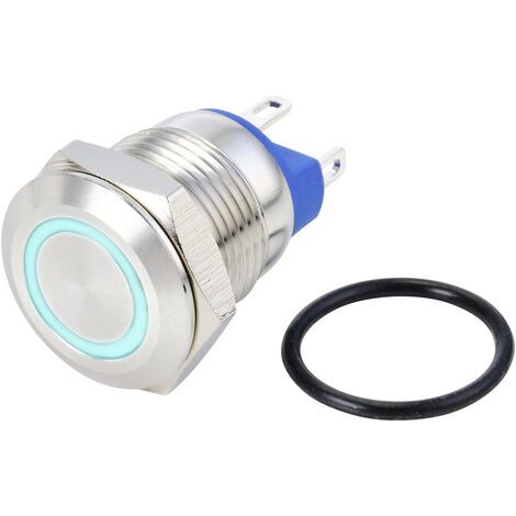 TRU COMPONENTS TC-10090904 GQ12-AF-10E/J/B/24V/S Vandalismusgeschützter Druckschalter 48 V/DC 2 A 1