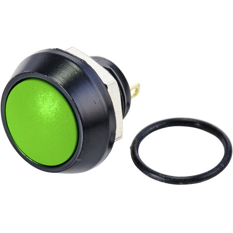 TRU COMPONENTS TC-10091004 GQ12B-10/J/G/A Drucktaster 48 V/DC 2 A 1 x Aus/(Ein) tastend   IP65 1 St.