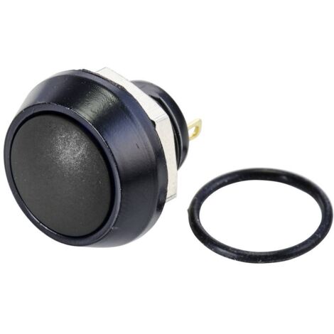TRU COMPONENTS TC-10091012 GQ12B-10/J/N/A Bouton-poussoir 48 V/DC 2 A 1 x Off/(On) à rappel IP65 1 pc(s) S554322