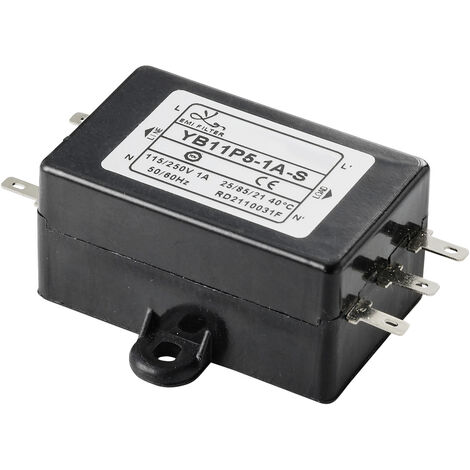 TRU COMPONENTS TC-10101420  Entstörfilter  250 V/AC 1 A 3.7 mH (L x B x H) 68 x 50 x 25.5 mm 1 St.