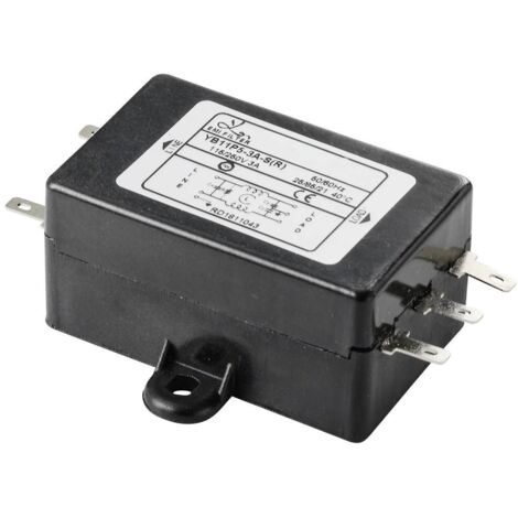 TRU COMPONENTS TC-10101424 Filtre antiparasite 250 V/AC 3 A 2.5 mH (L x l x H) 68 x 50 x 25.5 mm 1 pc(s) S532382