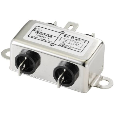 TRU COMPONENTS TC-10101428 Filtre antiparasite 250 V/AC 1 A 3.7 mH (L x l x H) 64 x 24 x 19 mm 1 pc(s) S532342