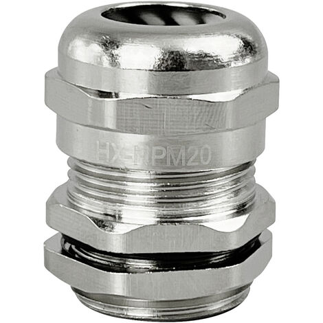 TRU COMPONENTS TC-10302832 Kabelverschraubung M20 Messing (vernickelt) Metall 1 St.