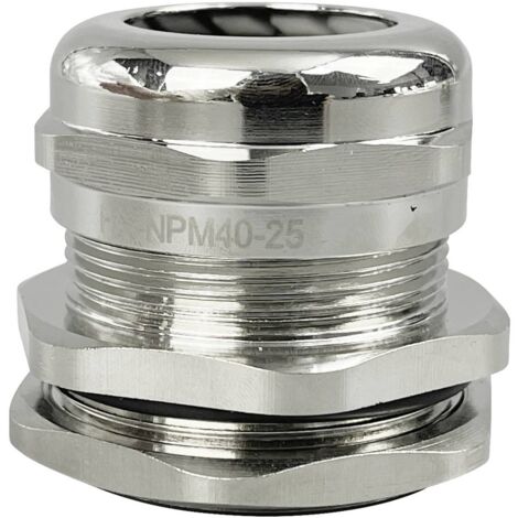 TRU COMPONENTS TC-10302852 PRESSACAVO M40 OTTONE (NICHEL) 1 PZ(I)