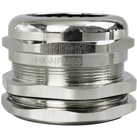 TRU COMPONENTS TC-10302860 Presse-étoupe M63 laiton (nickelé) métal 1 pc(s) S434932
