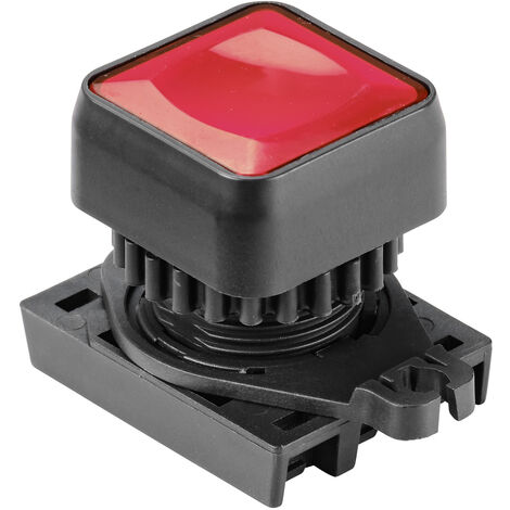 TRU COMPONENTS TC-10344020 S2PRSU-P3R Drucktaster quadratisch  Rot (transparent)   1 St.