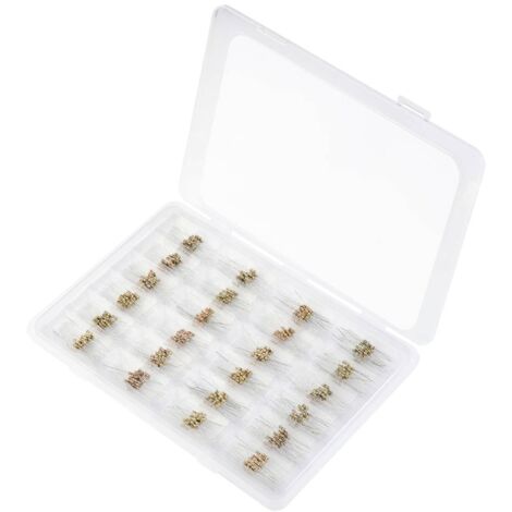 TRU COMPONENTS TC-10358328 Jeu de résistances à couche carbone sortie axiale 0207 5 % 1 set S603652