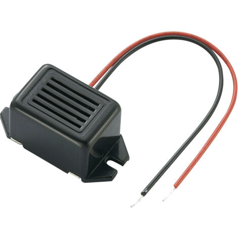TRU COMPONENTS TC-10358332 Miniatur Summer Geräusch-Entwicklung: 75 dB  Spannung: 4.5 V/DC Dauerton