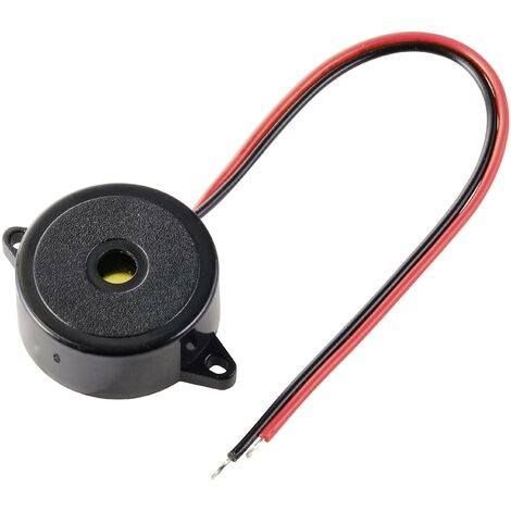 TRU COMPONENTS TC-10475816 Générateur de signal piézo Bruit généré: 85 dB Tension: 12 V/DC son continu 1 pc(s) X960312