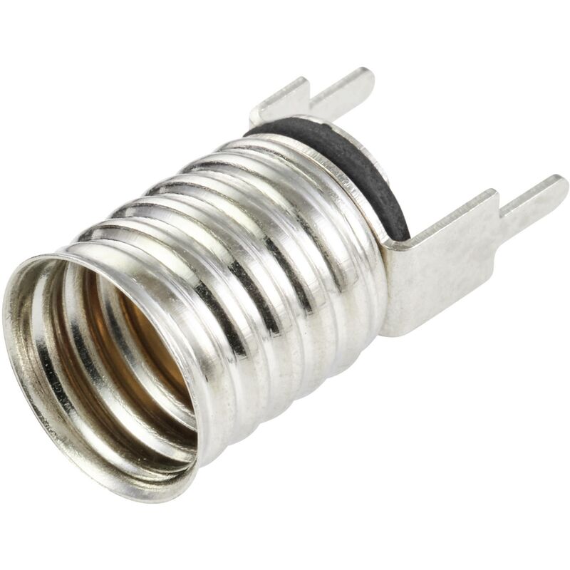 Tru Components - TC-10477724 Support d'ampoule Culot (mini-lampes): E10 Connexion: broches à souder 1 pc(s) X901292